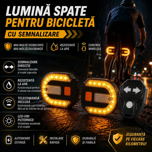 Stop pentru Bicicletă cu Semnalizări - StopBike™ 2
