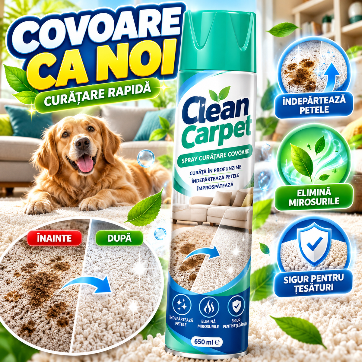 Spray Curățare Covoare CleanCarpet™