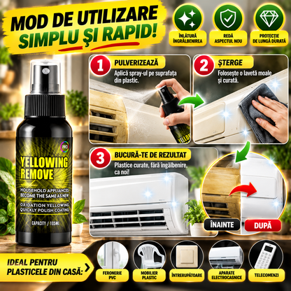 Spray pentru Albirea Plasticului YellowFix™