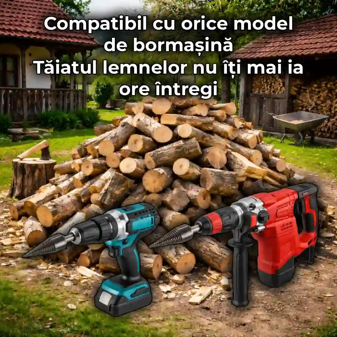 Burghiu pentru Despicat Lemne
