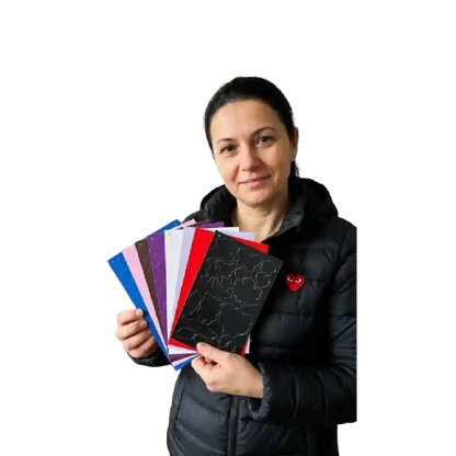 Plasturi CALITATIVI autoadezivi pentru repararea hainelor - 76buc (8 foi)
