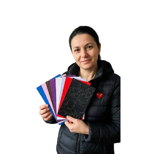 Plasturi CALITATIVI autoadezivi pentru repararea hainelor - 76buc (8 foi)