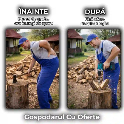 Burghiu pentru Despicat Lemne