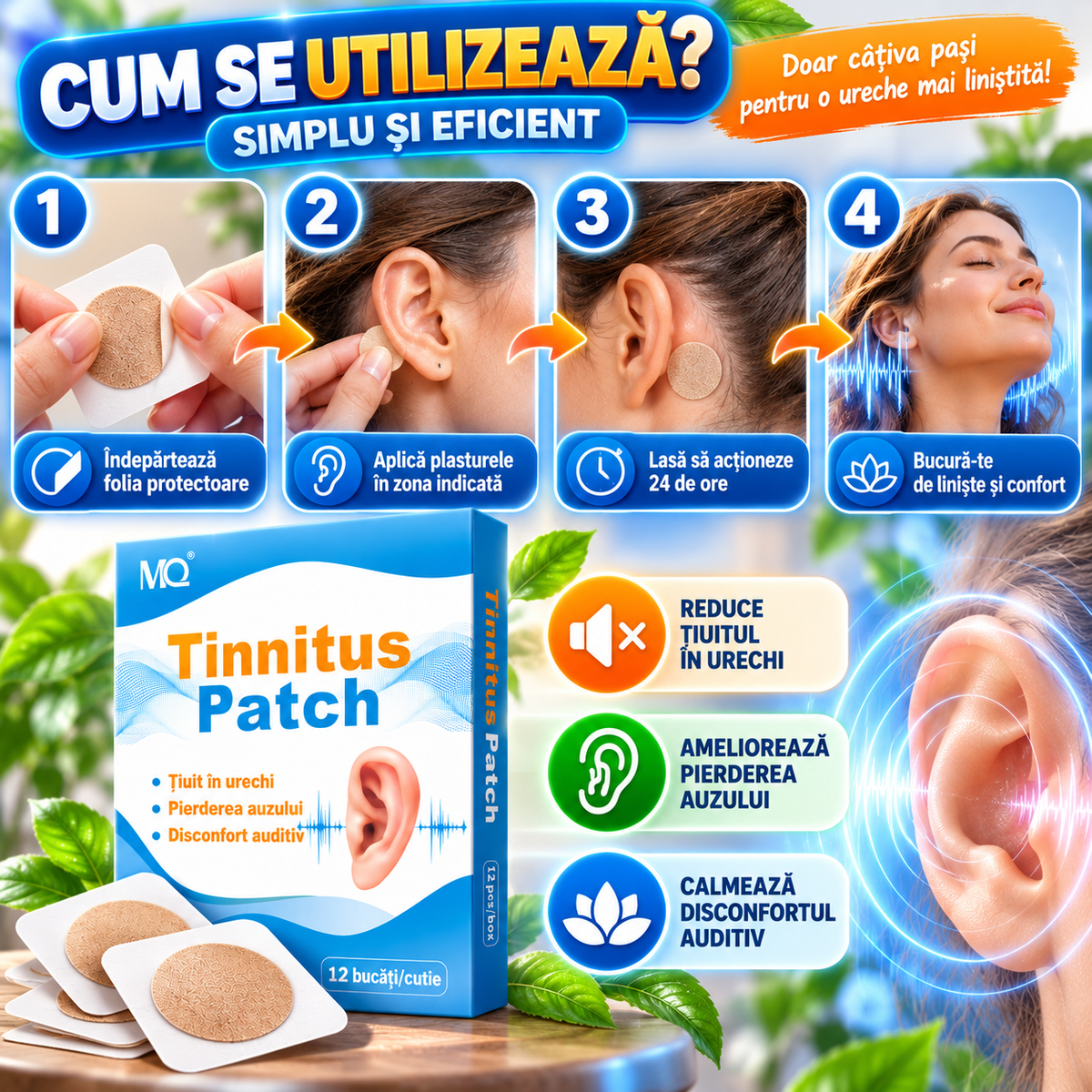 Plasturi Pentru Auz HearFix™