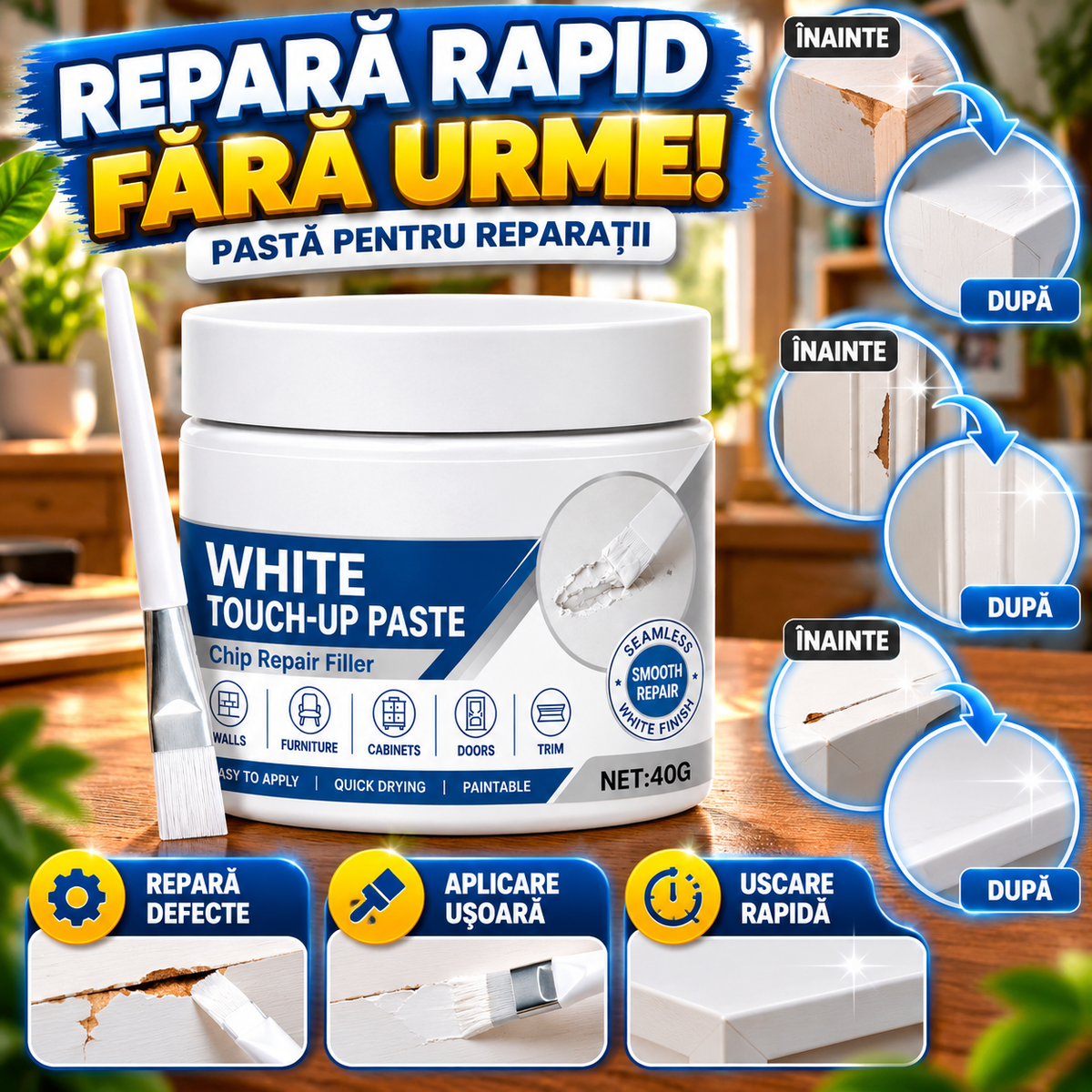 Pastă Reparatoare pentru Mobilă ReparFix™