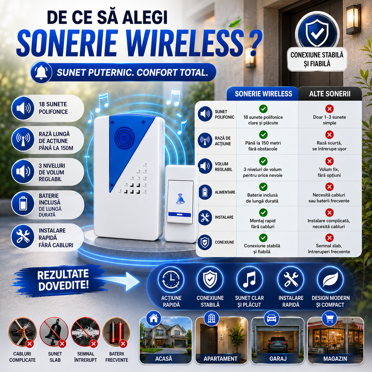 Sonerie Wireless RingBell™