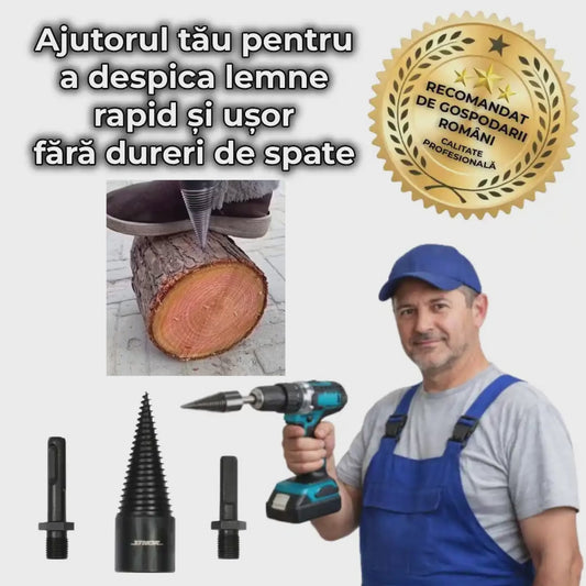 Burghiu pentru Despicat Lemne
