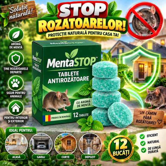 Tablete Anti-Rozătoare MentaSTOP™