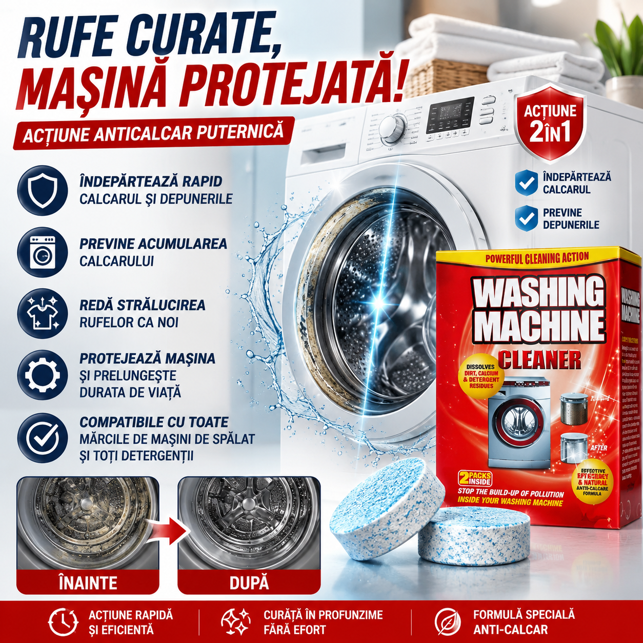 Tablete Anti-Calcar WashClean™