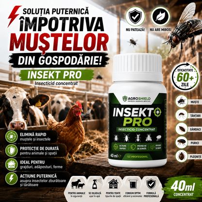 Soluție Contra Muștelor și Insectelor InsecSTOP™