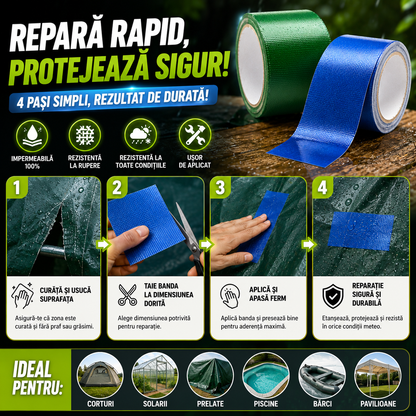 Bandă de Reparații Prelată TarpFix™( 1+1 GRATIS)