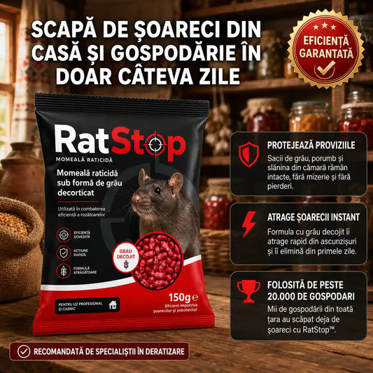 Momeală Profesională Împotriva Șoarecilor – RatStop™