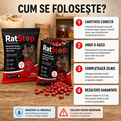Momeală Profesională Împotriva Șoarecilor – RatStop™